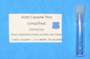 Crack Cocaine Indentification Kit